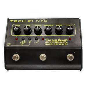 Фото 10 - Tech 21 Sansamp Programmable Bass Driver DI (used).