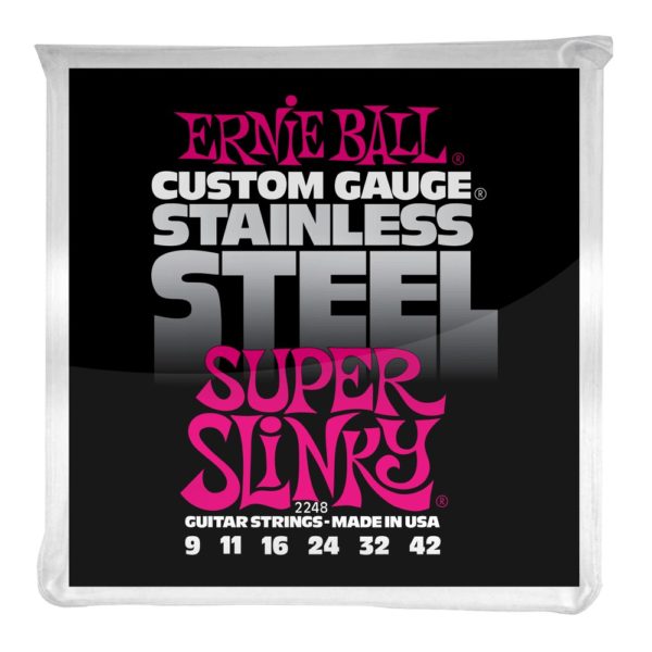 Фото 1 - Ernie Ball 9-42 Stainless Steel Super Slinky 2248.