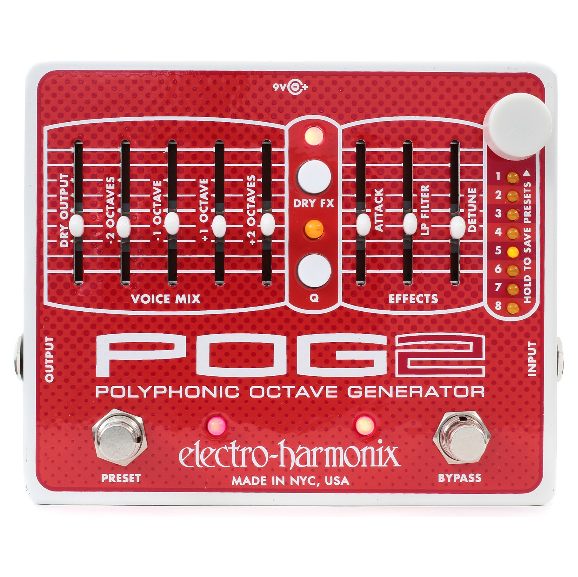 Electro-Harmonix (EHX) POG 2 Polyphonic Octave Generator купить в