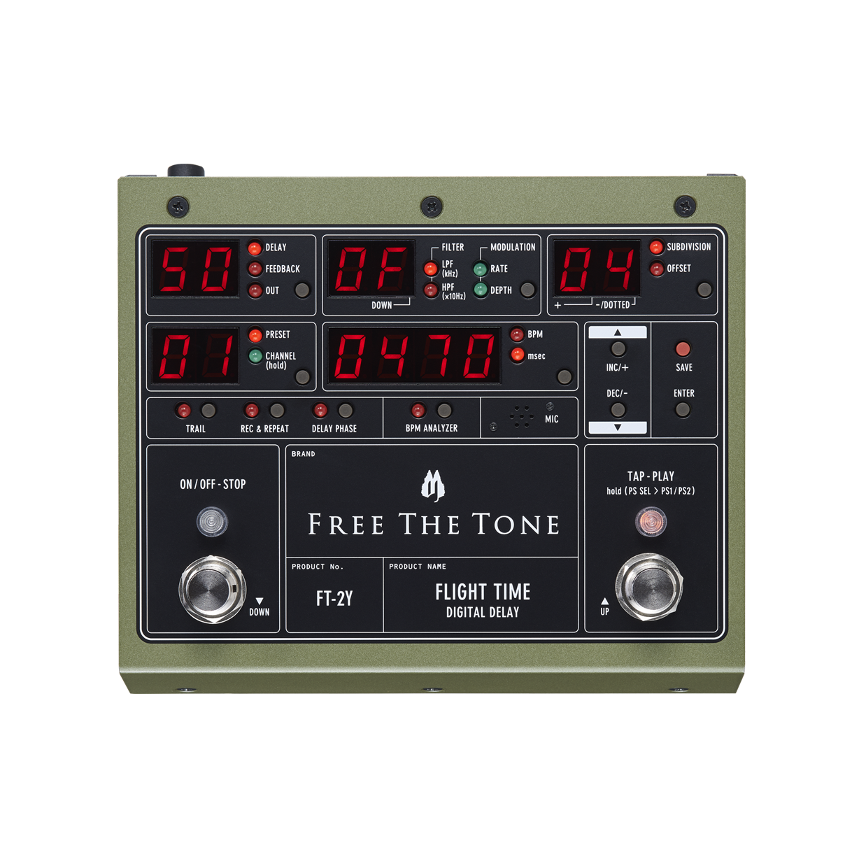 Free The Tone FT-2Y Flight Time Digital Delay купить в Москве
