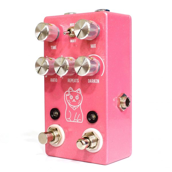 Фото 2 - JHS Pedals Lucky Cat Tape/Digital Delay Pink (used).