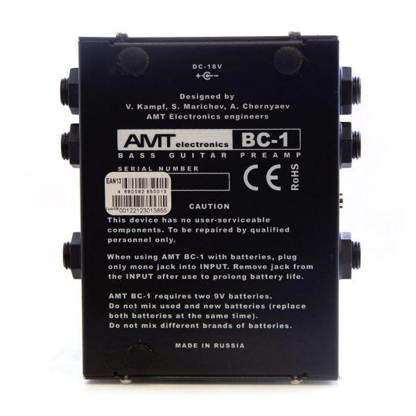 Фото 3 - AMT BC-1 Bass Crunch Preamp (used).
