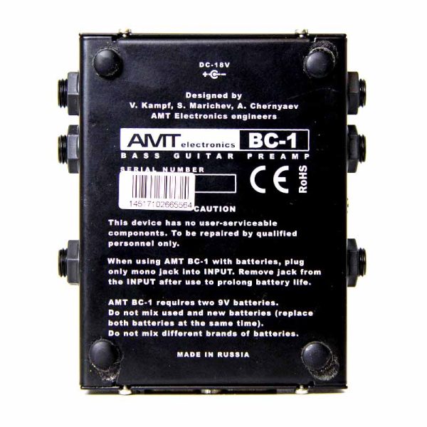 Фото 4 - AMT BC-1 Bass Crunch Preamp (used).