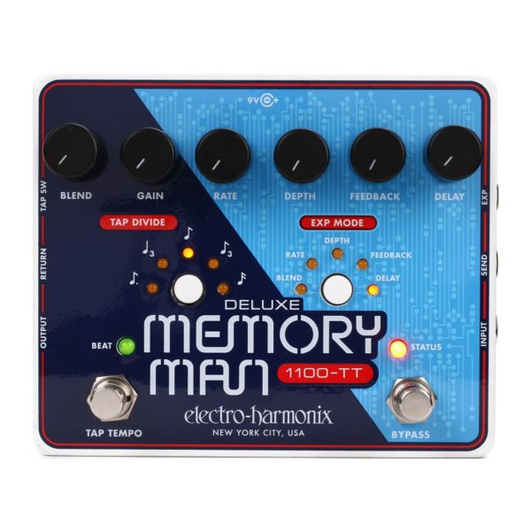 Фото 1 - Electro-Harmonix (EHX) Deluxe Memory Man 1100-TT Delay.