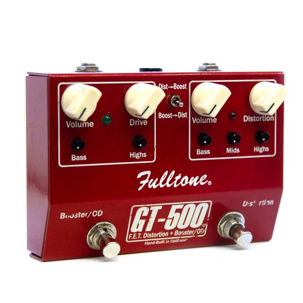 Фото 4 - Fulltone GT-500 F.E.T. Distortion + Booster/OD (used).