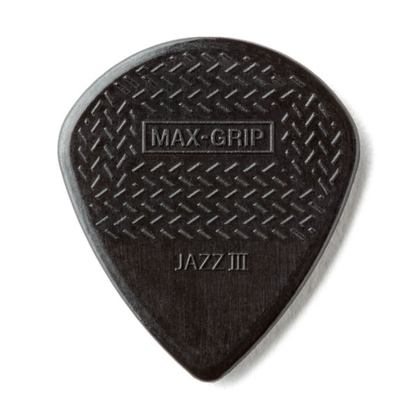 Фото 1 - Медиатор Dunlop 47B-3S Max Grip Jazz III Stiffo Black 1.38 mm.