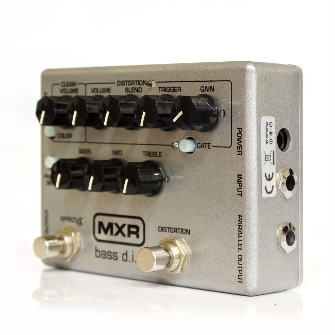 Фото 2 - MXR M80 Bass D.I.+ Preamp / Distortion Limited Edition Silver (use...