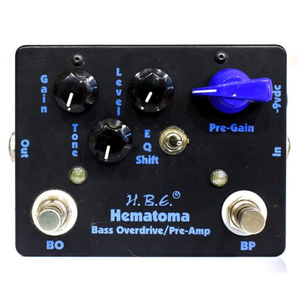 Фото 1 - HomeBrew Electronics HBE Hematoma Bass Overdrive/Pre-Amp (used).