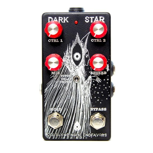 Фото 1 - Old Blood Noise Endeavors Dark Star V2 Reverberator Black and White Gear Hero Exclusive (used).