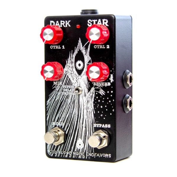 Фото 2 - Old Blood Noise Endeavors Dark Star V2 Reverberator Black and White Gear Hero Exclusive (used).