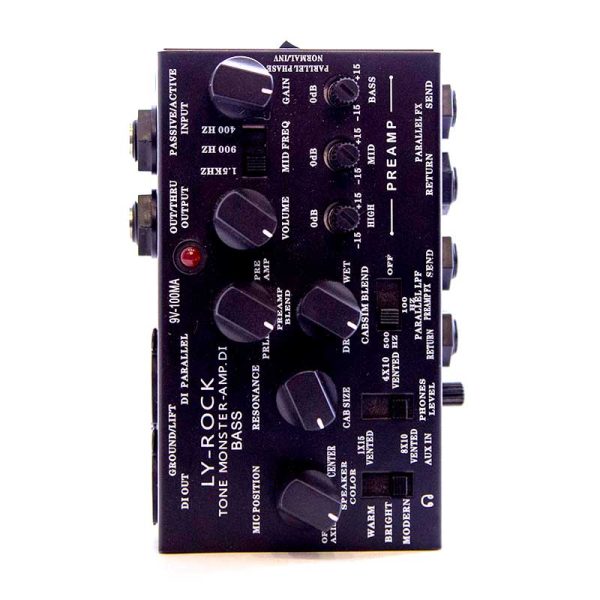 Фото 1 - Ly-Rock Tone Monster-Amp.Di Bass Preamp / CabSim (used).