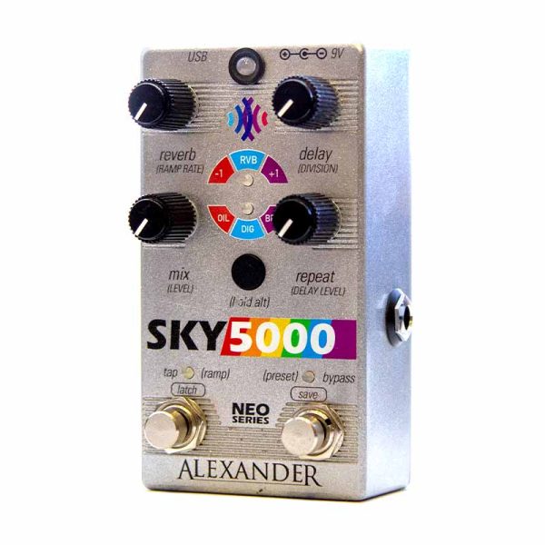 Фото 2 - Alexander Pedals Sky 5000 Reverb Delay Repeat (used).