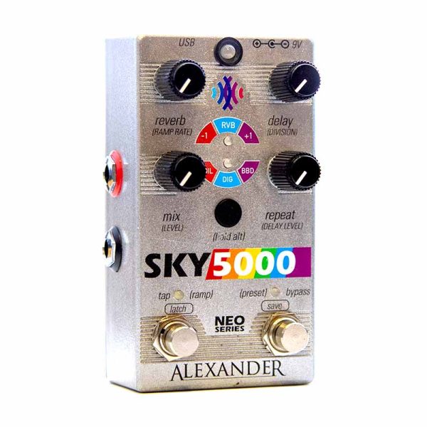 Фото 3 - Alexander Pedals Sky 5000 Reverb Delay Repeat (used).