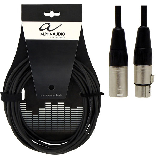 Фото 1 - Alpha Audio Pro Line 190550 Microphone Cable XLR/XLR 6м.