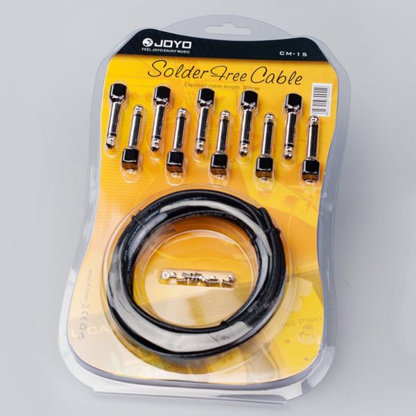 Фото 1 - Joyo CM-15 Solder Free Patch Cable Kit with Tools набор для изготовления патчей.