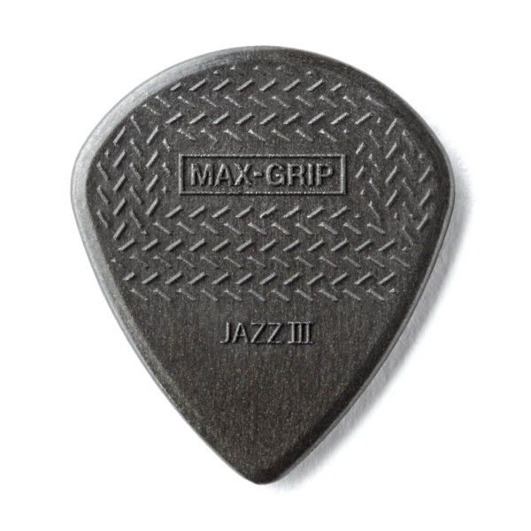 Фото 1 - Медиатор Dunlop 471-3C Max Grip Jazz III Carbon Fiber 1.38 mm.