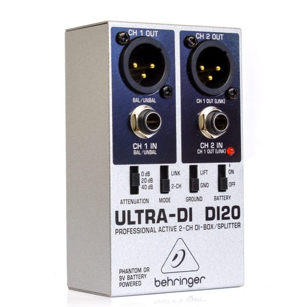 Фото 3 - Behringer DI20 Ultra-DI Active 2-CH DI-Box/Splitter  (used).