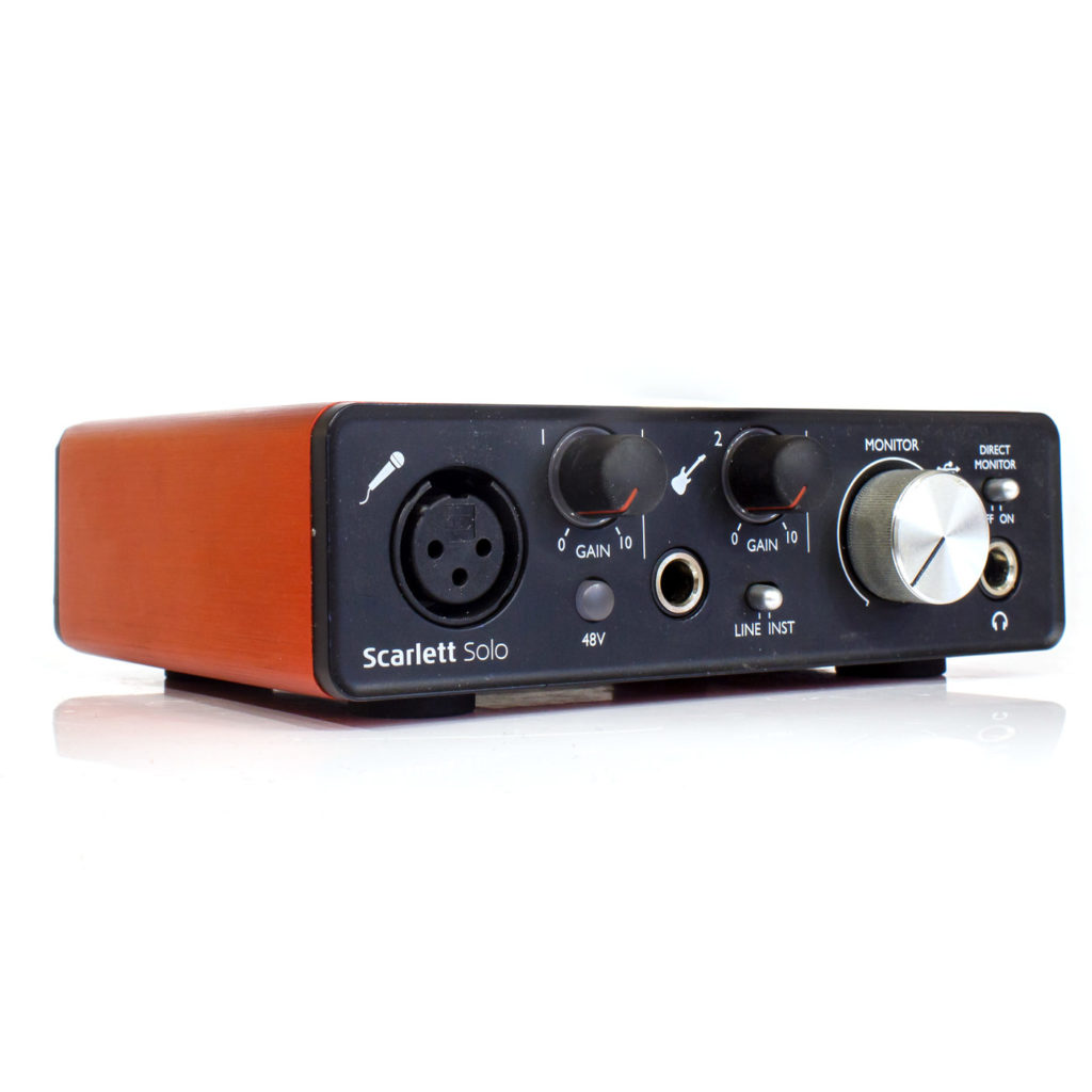 Внешняя звуковая карта focusrite scarlett solo 2nd