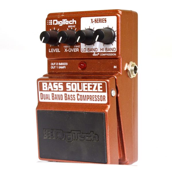Фото 2 - Digitech Bass Squeeze Dual Band Bass Compressor (used).