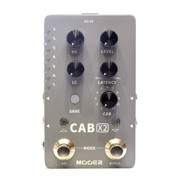 Фото 1 - Mooer Cab X2 Stereo IR Cabinet Simulation Pedal Dual Channel (used).