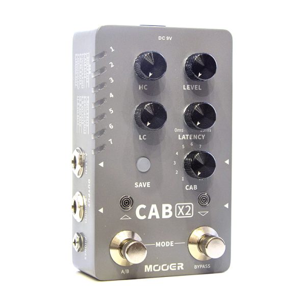 Фото 2 - Mooer Cab X2 Stereo IR Cabinet Simulation Pedal Dual Channel (used).