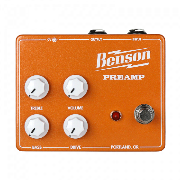 Фото 1 - Benson Amps Preamp Orange Custom Overdrive/Distortion.