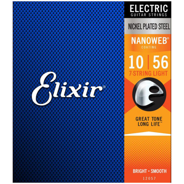Фото 1 - Elixir 10-56 Light Nanoweb 12057 7 Strings.