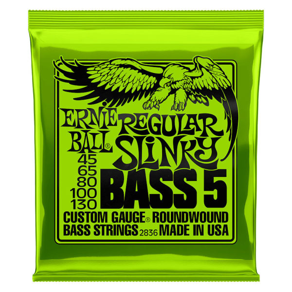 Фото 1 - Ernie Ball 45-130 Regular Slinky Bass 5 2836.