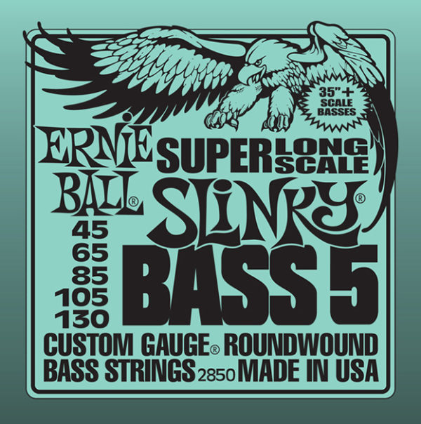 Фото 1 - Ernie Ball 45-130 Super Long Scale Slinky 2850.