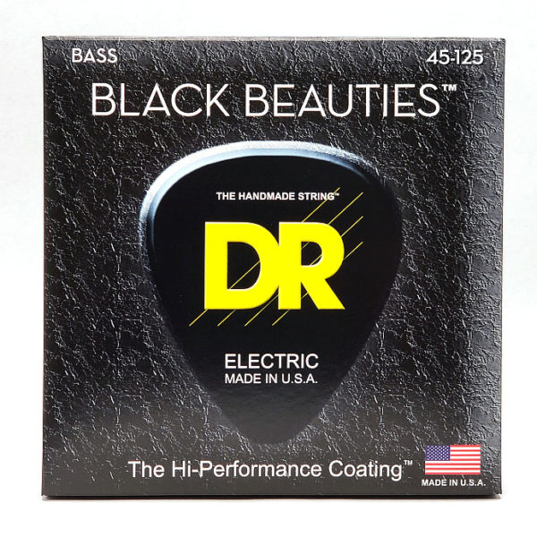 Фото 1 - DR Strings 45-125 Black Beauties Black Coated 5 BKB5-45.