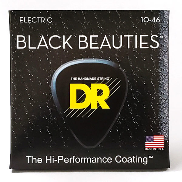 Фото 1 - DR Strings 10-46 Black Beauties Black Coated BKE-10.