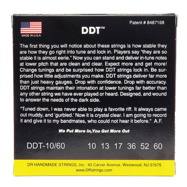 Фото 2 - DR Strings 10-60 Drop Down Tuning DDT-10/60.
