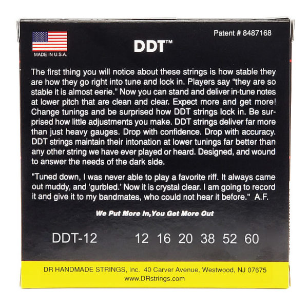 Фото 2 - DR Strings 12-60 Drop Down Tuning DDT-12.
