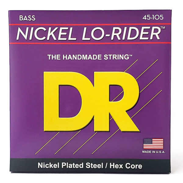 Фото 1 - DR Strings 45-105 Nickel Lo-Rider NMH-45.