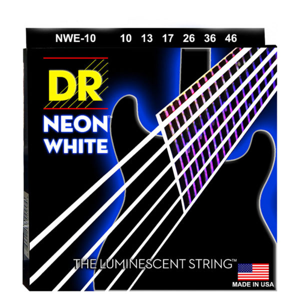 Фото 1 - DR Strings 10-46 High-Def Neon White NWE-10.