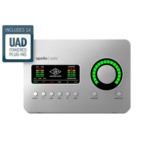 Фото 6 - Universal Audio Apollo Solo USB аудиоинтерфейс.
