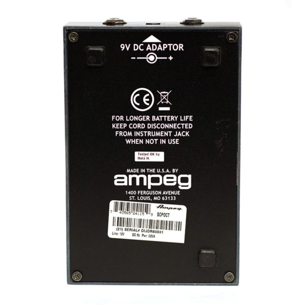 Фото 4 - Ampeg Sub-Blaster (SCP-OCT) Bass Octave Pedal (used).