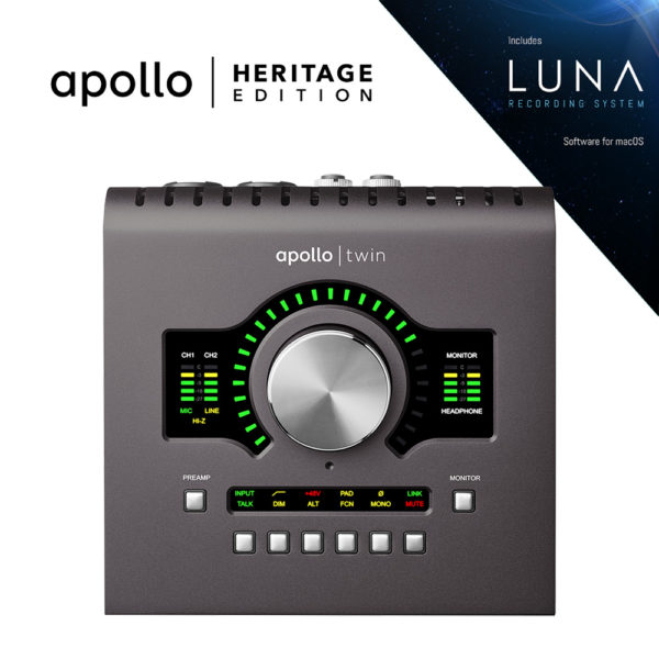 Фото 1 - Universal Audio Apollo Twin MKII DUO Thunderbolt Heritage Edition аудиоинтерфейс.
