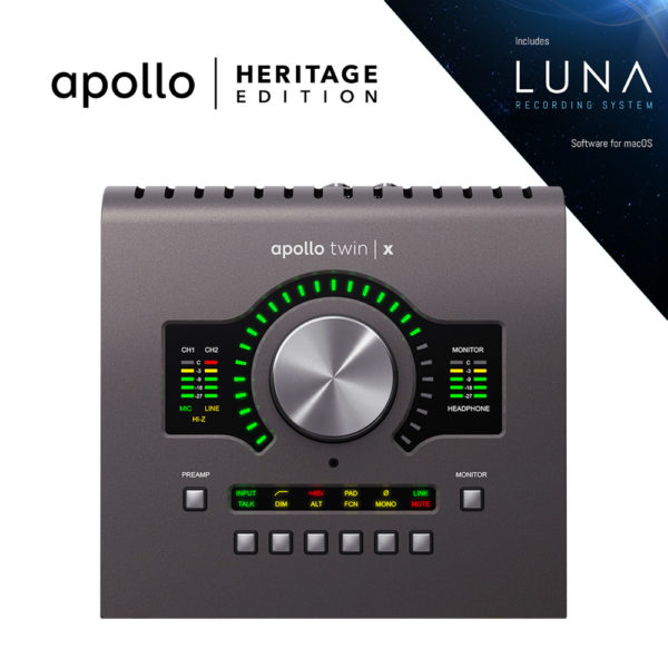 Фото 1 - Universal Audio Apollo Twin X DUO Thunderbolt 3 Heritage Edition аудиоинтерфейс.