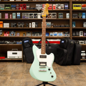 Фото 12 - Fender Powercaster Surf Green (used).