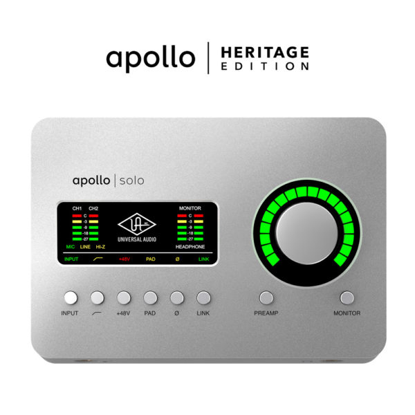 Фото 1 - Universal Audio Apollo Solo USB Heritage Edition аудиоинтерфейс.