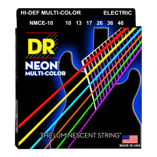 Фото 1 - DR Strings 10-46 High-Def Neon Multi-Color NMCE-10.