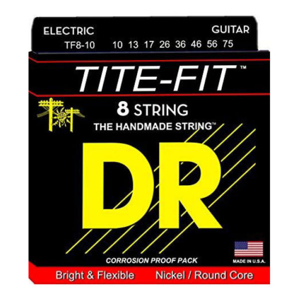 Фото 1 - DR Strings 10-75 Tite-Fit TF8-10 8 Strings.