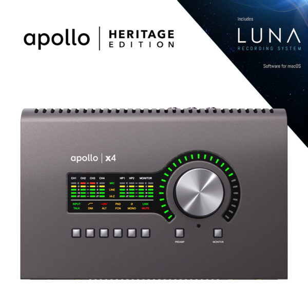 Фото 1 - Universal Audio Apollo X4 Thunderbolt 3 Heritage Edition аудиоинтерфейс.