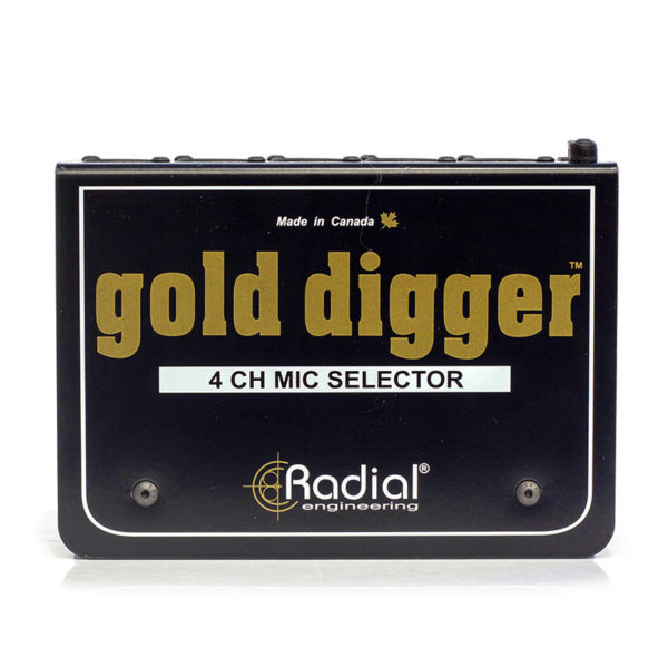 Фото 1 - Radial MS4 Gold Digger Селектор микрофонного сигнала (used).