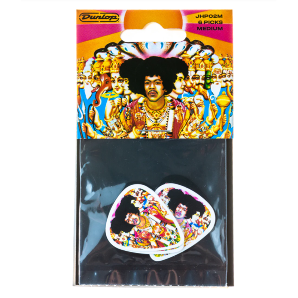 Фото 1 - Набор медиаторов Dunlop JH-02M Jimi Hendrix Bold As Love Медиаторы 6 шт..