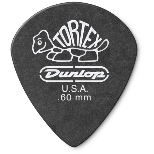 Фото 8 - Медиатор Dunlop 482 Tortex Pitch Black Jazz III.
