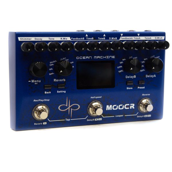 Фото 4 - Mooer TDL3 Ocean Machine Devin Townsend Signature Dual Delay, Reverb and Looper unit (used).