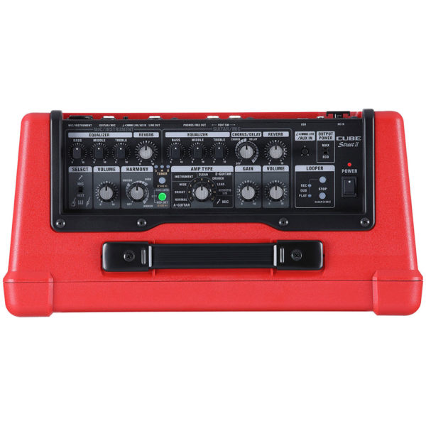 Фото 2 - Boss Cube Street II Red Battery-Powered Stereo Amplifier.