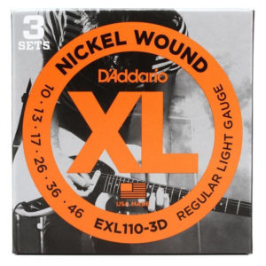 Фото 9 - D'Addario 10-46 XL Nickel Wound EXL110-3D 3 комплекта.